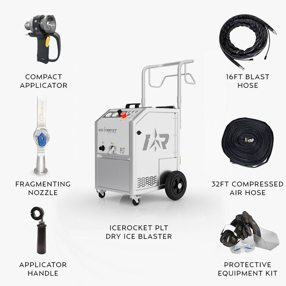 Dry Ice Blasting Cleaning Machine Dry Ice Blaster for Car Ships Aviation  110V US