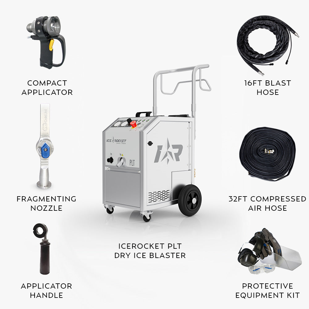 IceRocket PLT Dry Ice Blaster Package